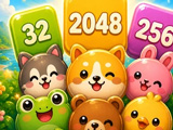 Игра 2048 Зверушки