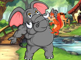 Squirrel Trapped To Giant Elephant Squirrel Trapped To Giant Elephant