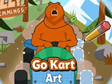 Grizzy and the Lemmings: Go Kart Art