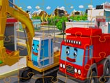 Игра Грузовики и Экскаваторы: Пазлы Игра Грузовики и Экскаваторы: Пазлы