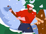 Игра Идле Ламберджек 3Д Игра Идле Ламберджек 3Д