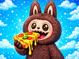 Labubu Makes Pizza!