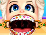 Игра Малышка Эльза у Зубного Игра Малышка Эльза у Зубного