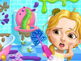 Игра Малышка Убирает в Отеле Игра Малышка Убирает в Отеле