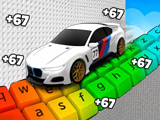 Obby: Supercar Race on a Giant Keyboard Obby: Supercar Race on a Giant Keyboard