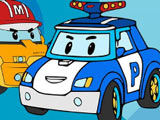 Игра Робокар Поли: Раскраска Игра Робокар Поли: Раскраска