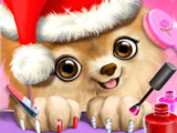 Игра Рождественский Салон для Животных Игра Рождественский Салон для Животных