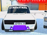 Winter Drift on Zhiguli
