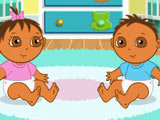 Dora's Playtime with the Twins