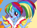 Rainbow Rocks: Rainbow Dash Dress Up