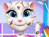 Игра Грязная Кошка Анжела Игра Грязная Кошка Анжела