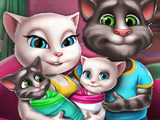 Игра Анжела и Том: Уход за Близнецами Игра Анжела и Том: Уход за Близнецами