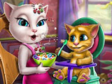 Игра Анжела Кормит Малыша Игра Анжела Кормит Малыша