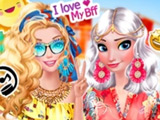 Игра Бохо Фестиваль Эльзы и Барби Игра Бохо Фестиваль Эльзы и Барби