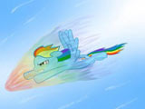Flight of Rainbow Dash Flight of Rainbow Dash