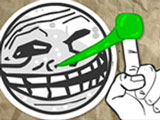 Игра Троллфейс: Стрельба Козявками Игра Троллфейс: Стрельба Козявками