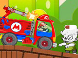 Mario Truck Zombie Shot Mario Truck Zombie Shot