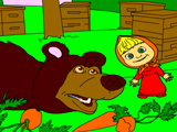 Игра Маша Кормит Медведя Игра Маша Кормит Медведя